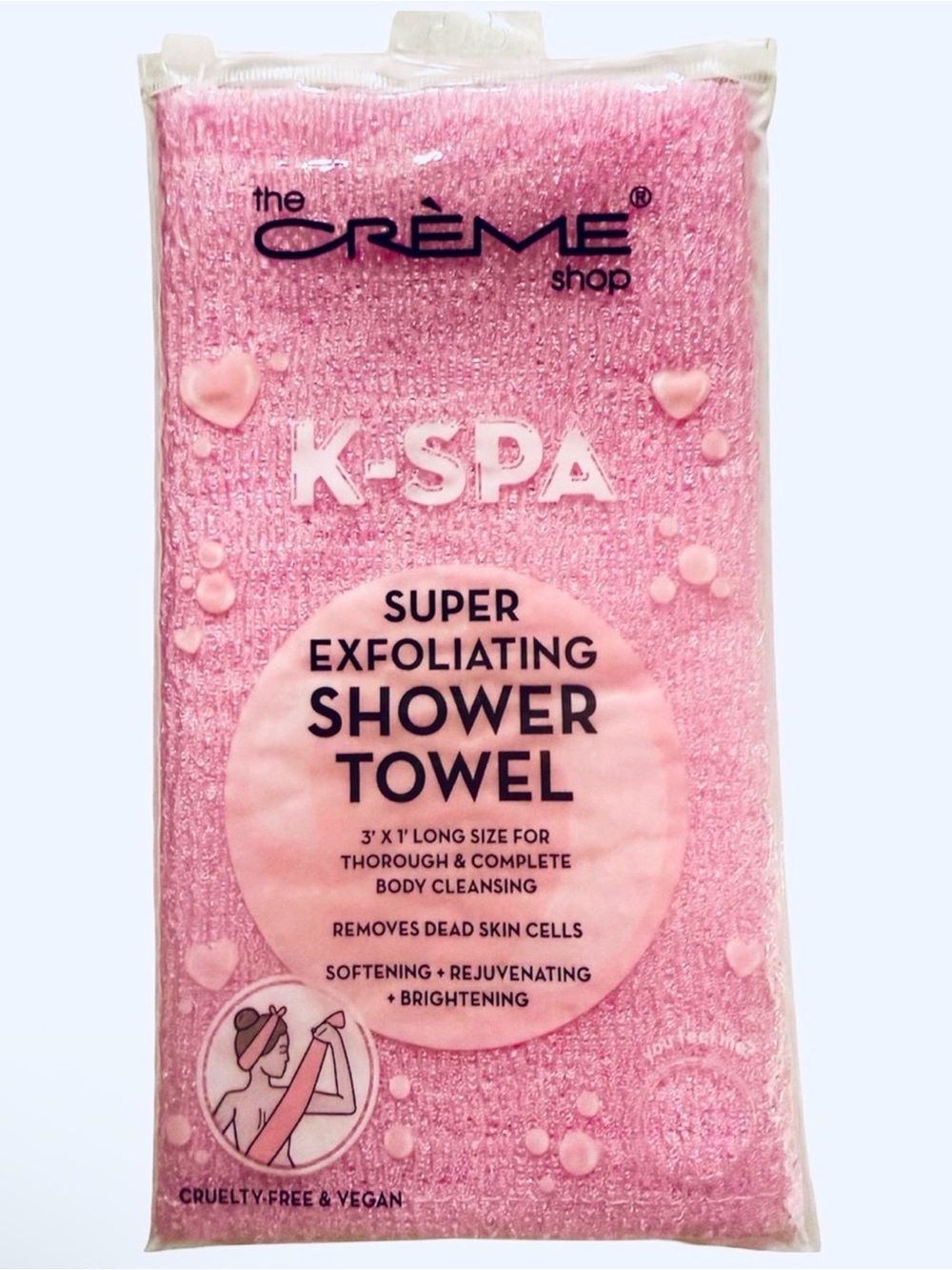 The Crème Shop K-SPA Super Exfoliating Shower Towel - NIP
